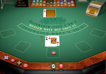 Vegas Single Deck Blackjack Gold Series